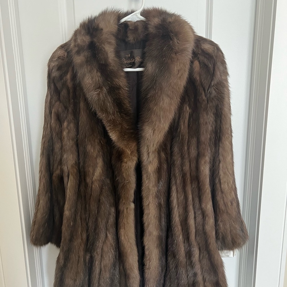 Beautiful Vintage Sable Fur Coat